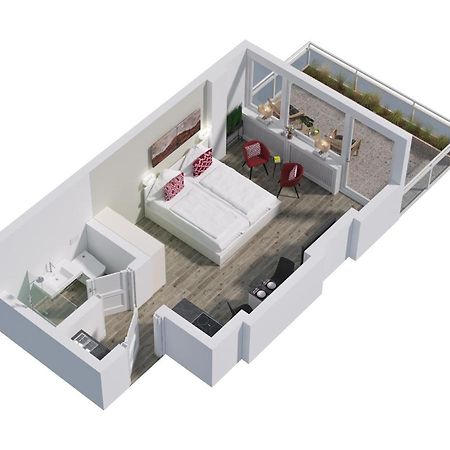 Ferienwohnung Penthouse Вестерланд Экстерьер фото