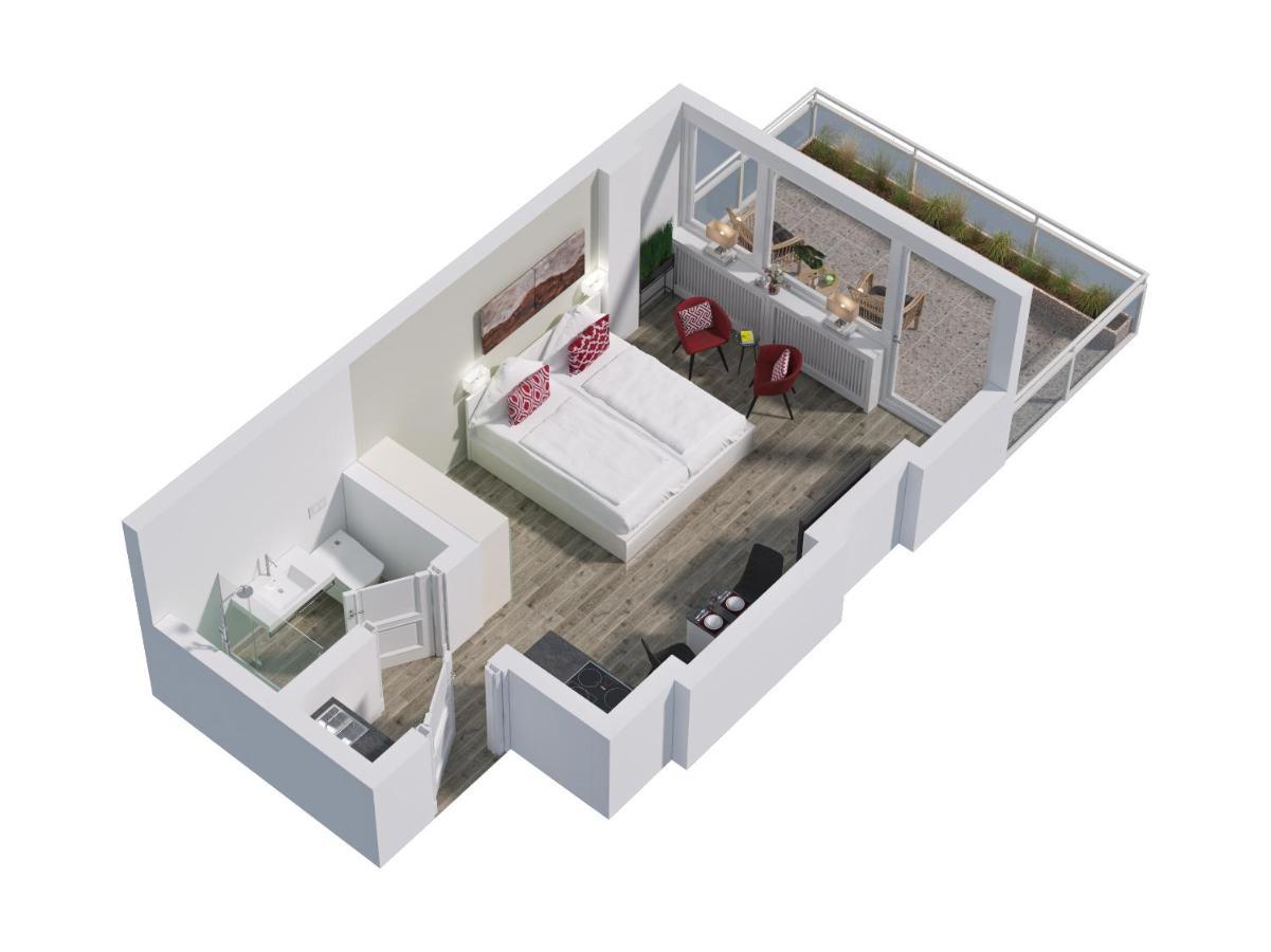 Ferienwohnung Penthouse Вестерланд Экстерьер фото